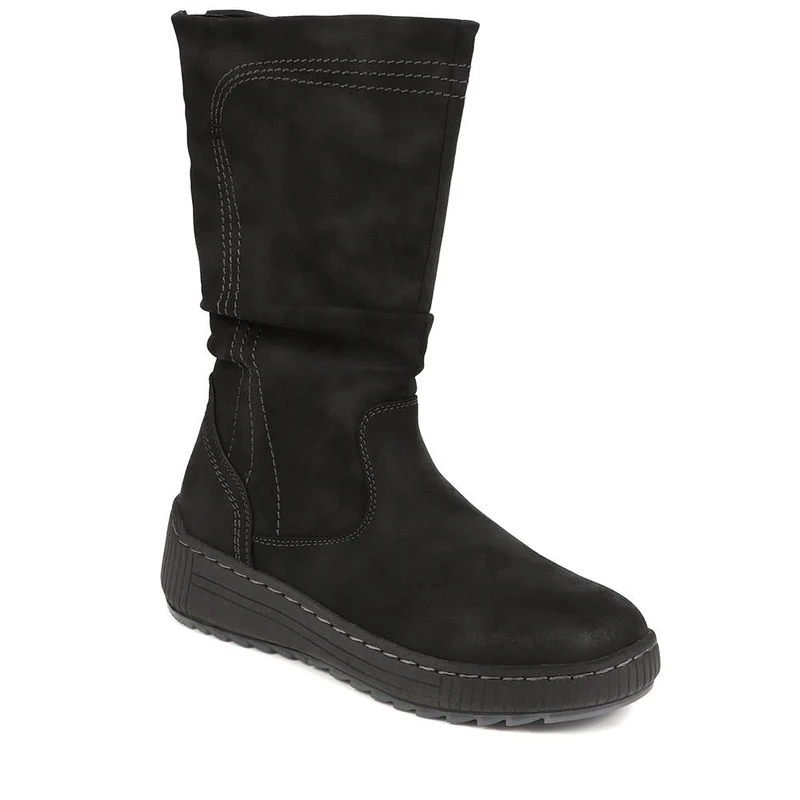 Zipped Long Boots - WOIL40007 / 326 037 - Black