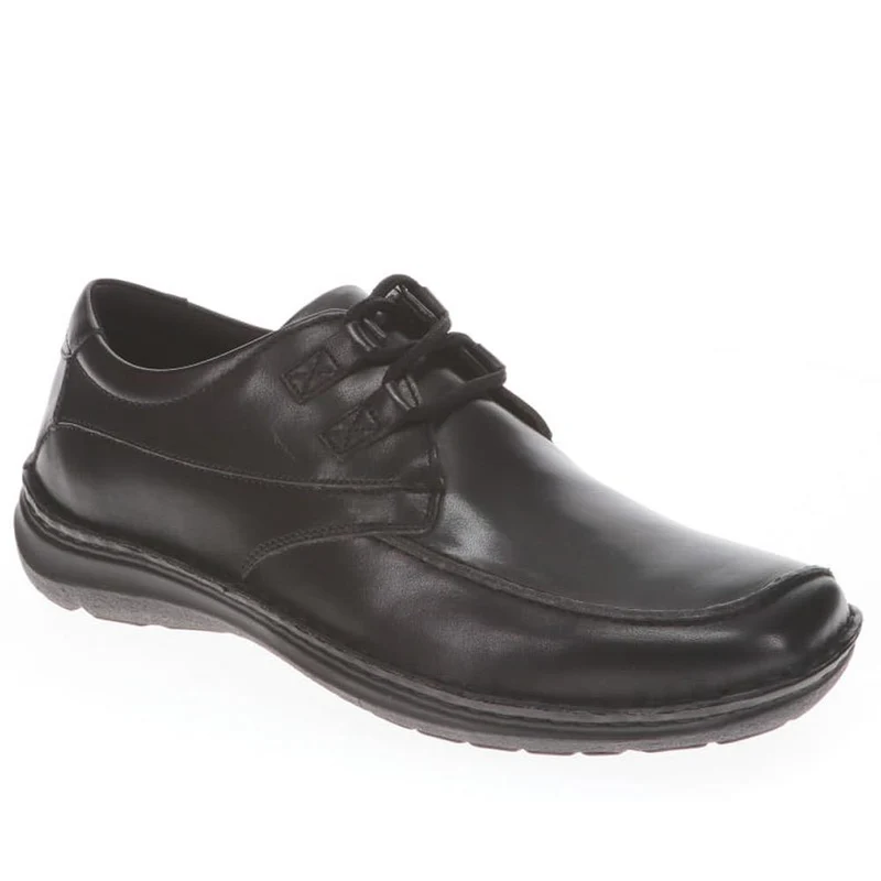 Wide Fit Leather Lace-Up Shoes - PARK40035 / 325 803