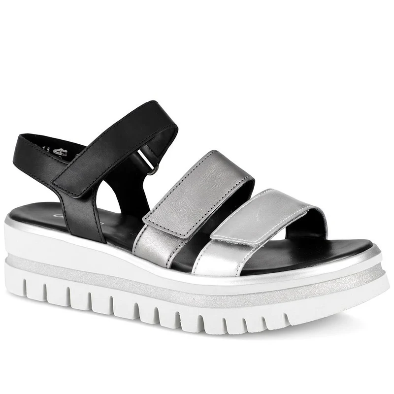 Gabor Triple Adjustable Strap Wedge Sandals - GABC43509 / 330 407