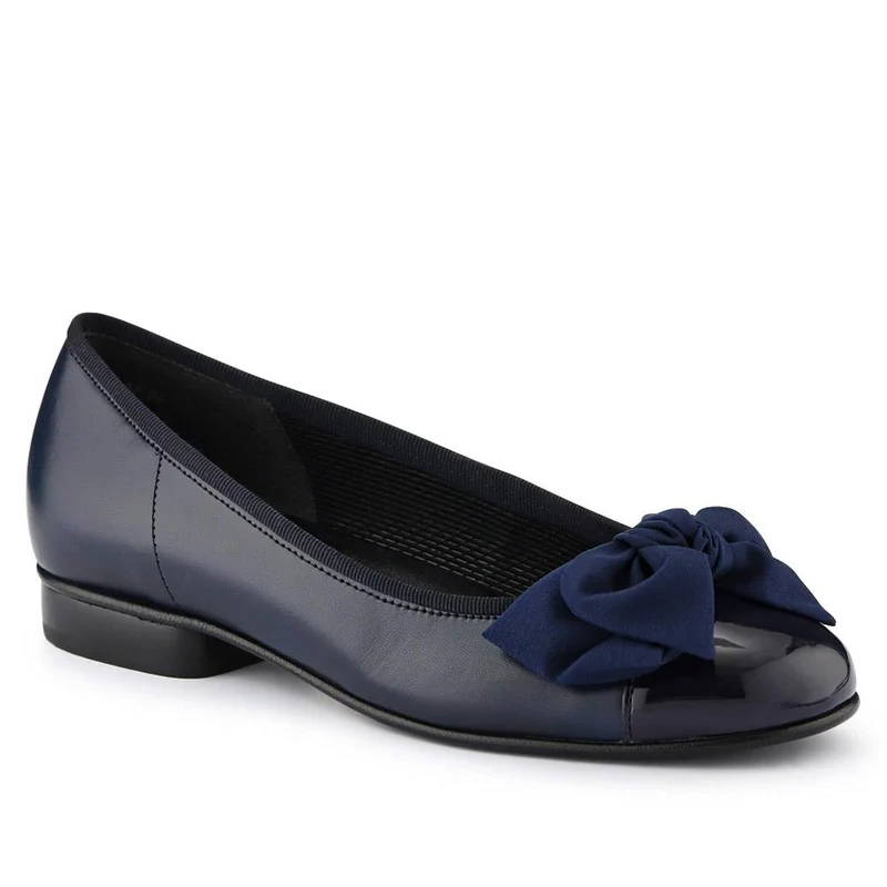 Amy Bow-Detailed Ballet Pumps - GAB38500 / 324 167