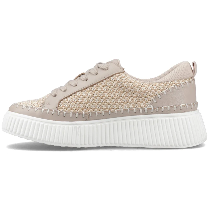 Hush Puppies Damen Haisley Woven Sneaker | Taupe