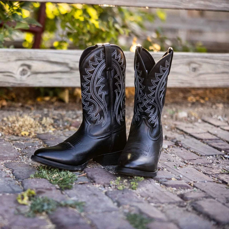 Durango Herrenstiefel Shyloh | Poliertes Schwarz Onyx