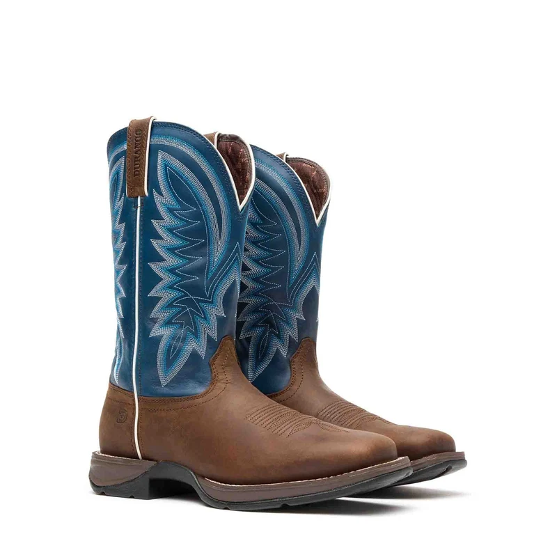 Durango Herrenstiefel Rebel | Sattelbraun, Denimblau