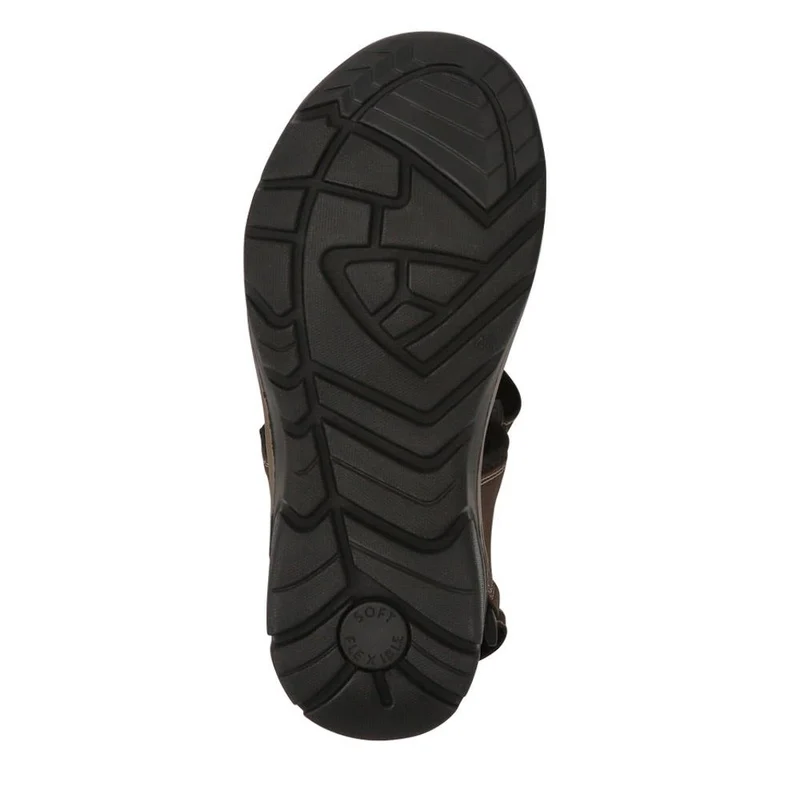 Casual Leather Sandals - DDIN41012 / 327 117 - Brown