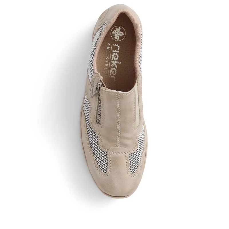 Leather Slip-Ons - RKR39501 / 324 844 - Beige