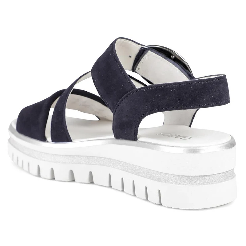 Gabor Chunky Leather Adjustable Sandals - GABC43522 / 330 461 - Navy