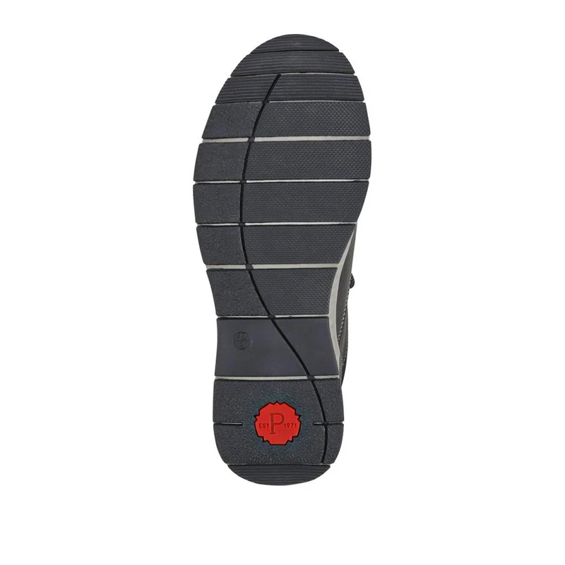 Wide Fit Casual Laced Slip-On Shoes - GANG41017 / 327 576 - Navy