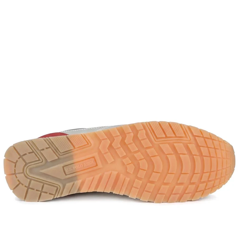 US POLO ASSN Flexible Lace Up Trainers - USPOL44011 / 329 891 - Red-White