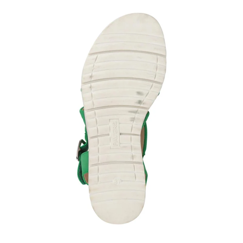 Cushioned Buckle-Up Sandals - WBINS41072 / 327 194 - Green