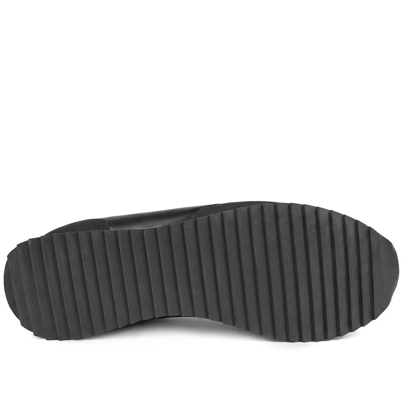 US POLO ASSN Cushioned Sole Lace Up Trainers - USPOL43008 / 330 393 - Black