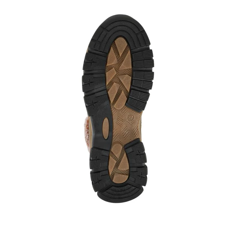 Wide Fit Water Resistant Weather Boots - WOIL40066 / 326 384 - Tan