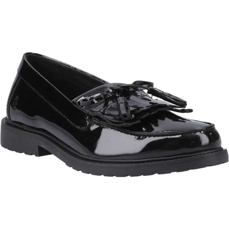 Hush Puppies Verity Kiltie Damen-Slipper | Schwarz