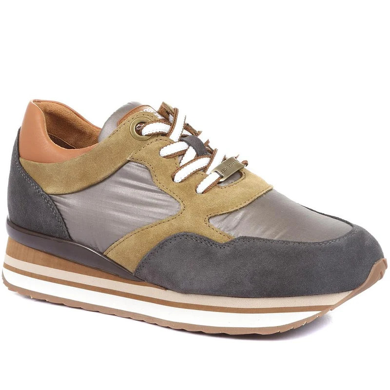 Catrin Leather Trainers - SINO34526 / 320 744 - Brown Multi