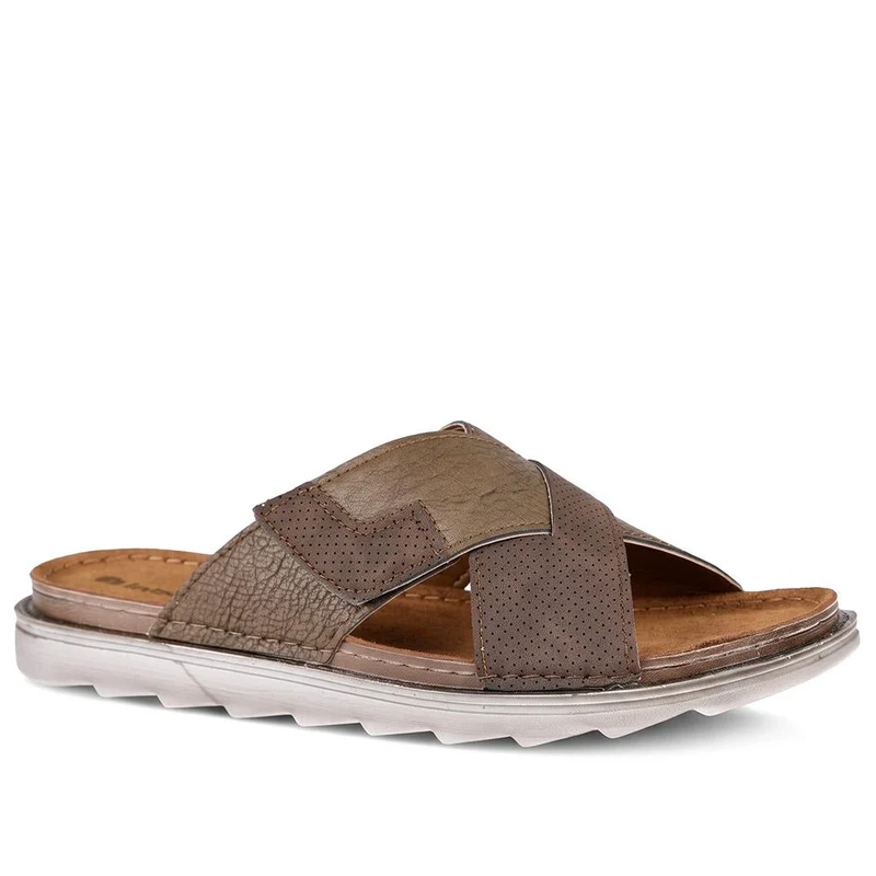 Inblu Cross Strap Slip On Mule Sandals - INB45011 / 330 793