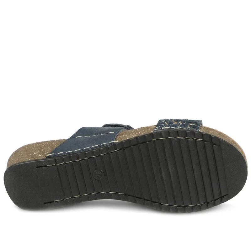 Fly Flot Adjustable Fasten Strappy Sandals - FLY43021 / 328 653 - Navy