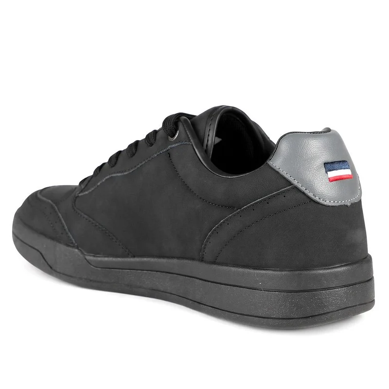 US POLO ASSN Faux Suede Lace Up Trainers - USPOL43004 / 330 391 - Black