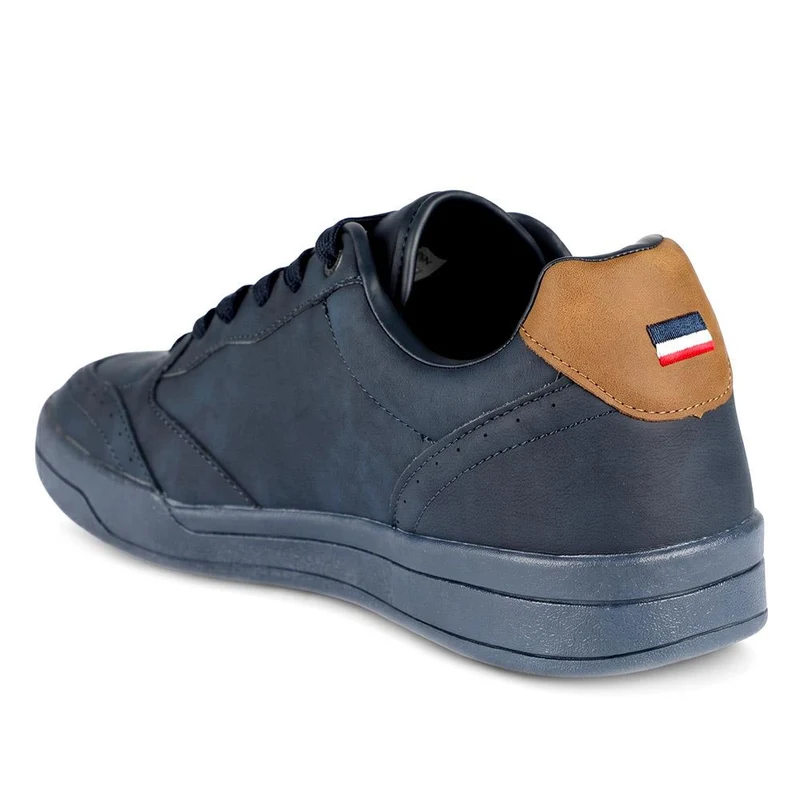 US POLO ASSN Faux Suede Lace Up Trainers - USPOL43004 / 330 391 - Navy