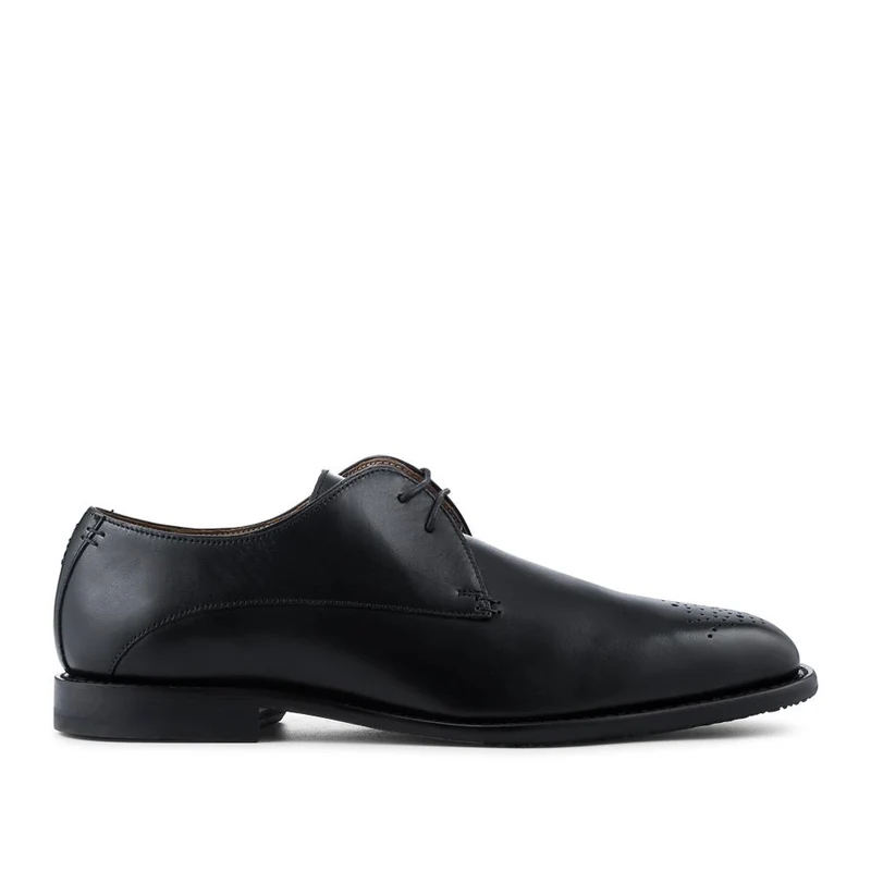 Oliver Sweeney Joel Antiqued Leather Derby Shoes - OLIVR42500 / 328 550 - Black