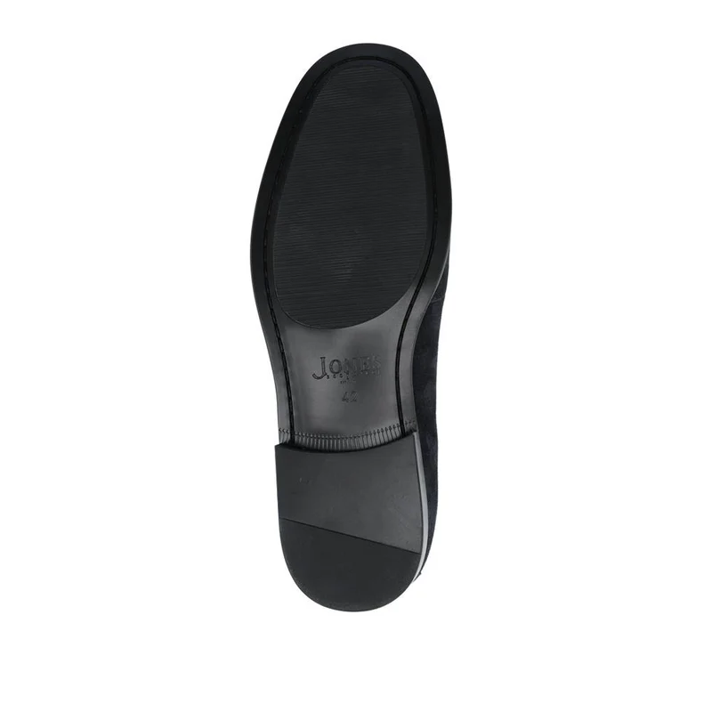 Quadir Slip On Leather Penny Loafers - QUADIR / 328 620 - Navy Suede