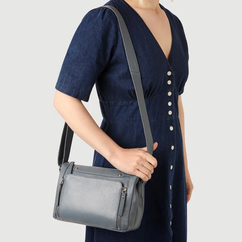 Adjustable Multi-Pocket Handbag - JWNBG41005 / 327 772 - Denim