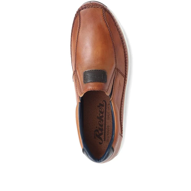 Leather Slip-On Shoes - RKR37516 / 323 369 - Tan
