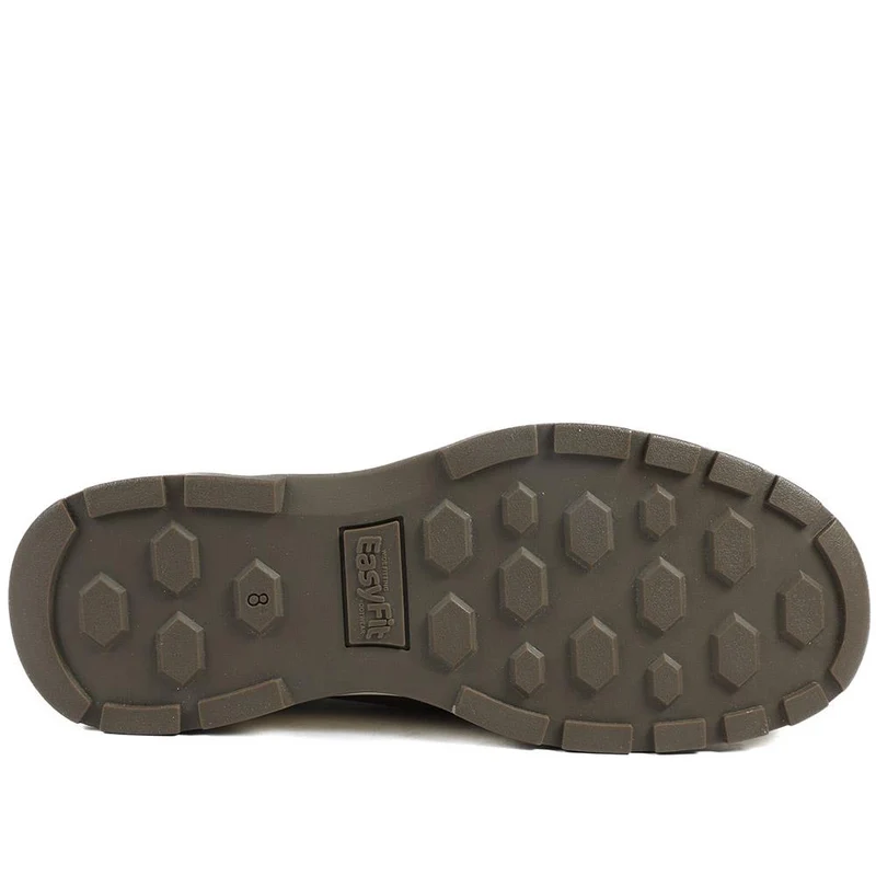 Extra-Wide Stretch Touch-Fasten Shoes - GUY / 326 966 - Brown