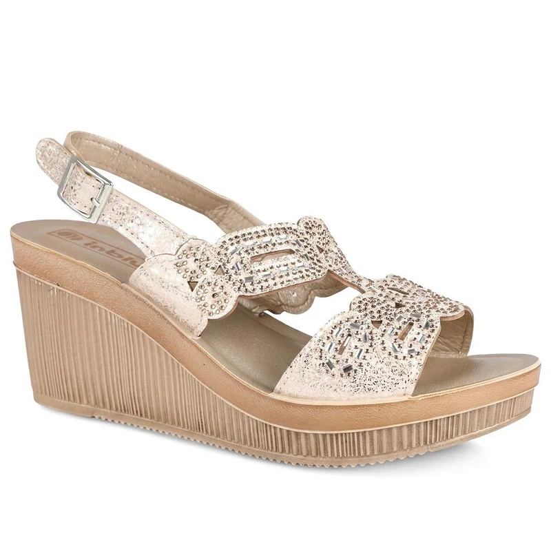 Inblu Wedge Heel Slingback Sandals - INB43048 / 330 367