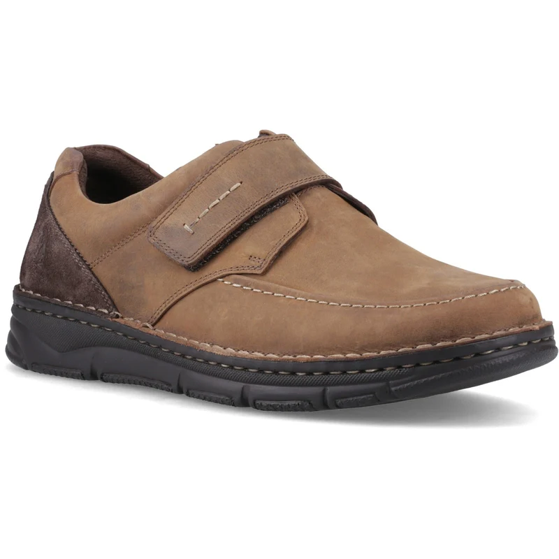 Hush Puppies Herrenschuhe mit Klettverschluss von Forde | Hellbraun
