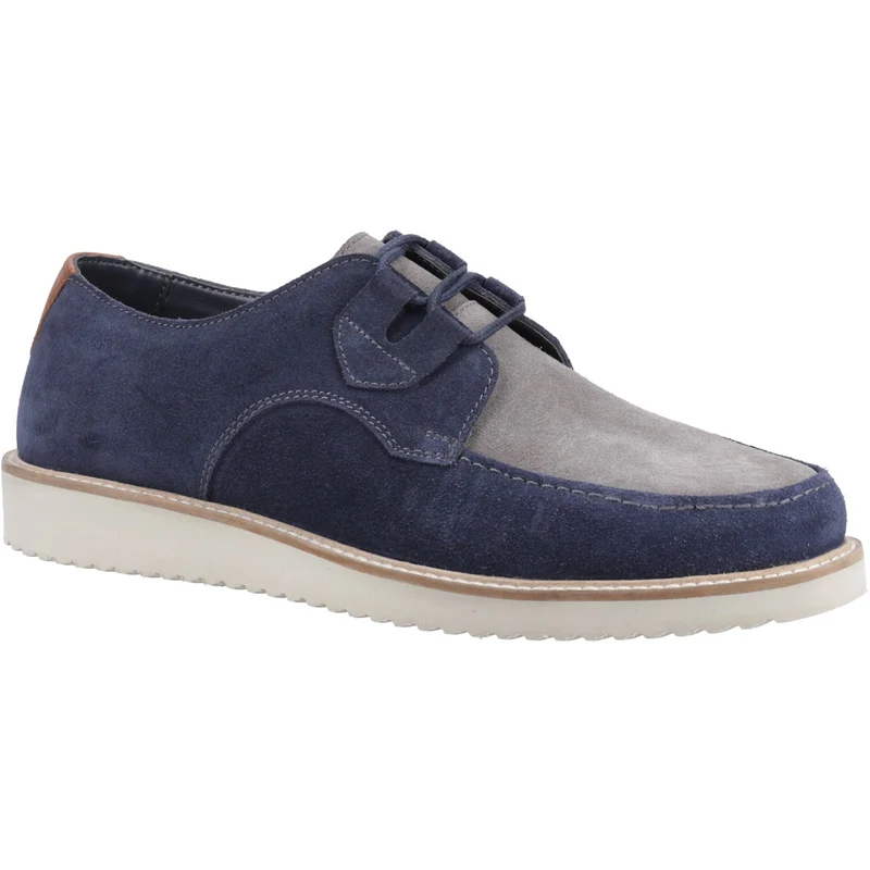 Hush Puppies Orion Herren-Schnürschuh | Marineblau/Grau