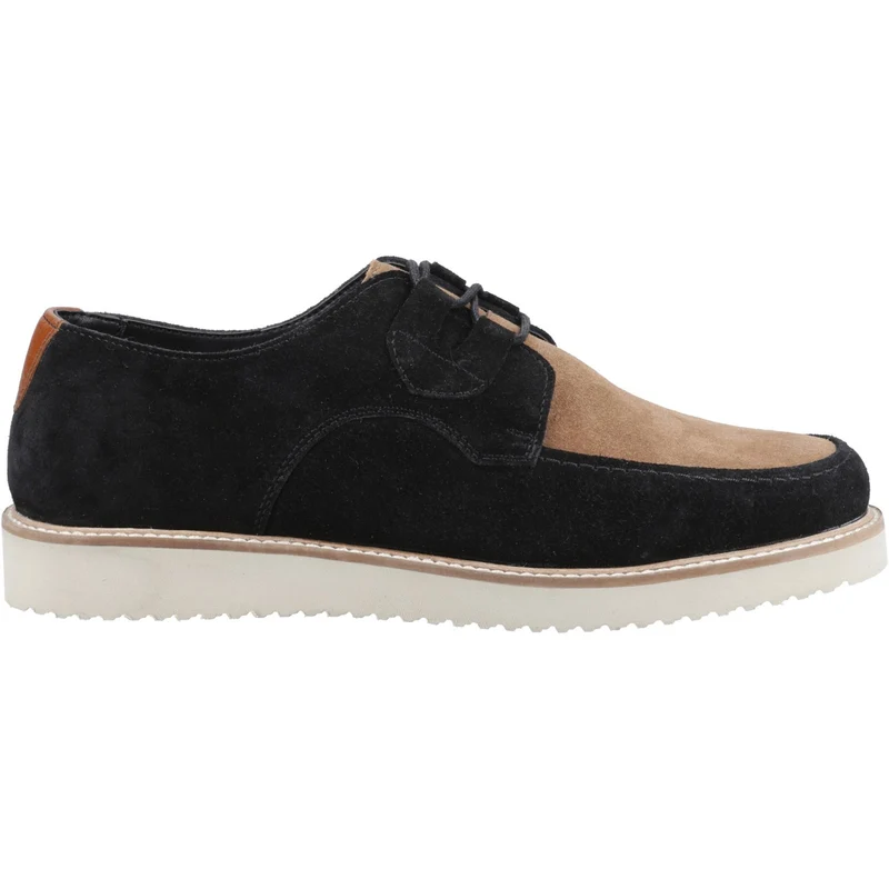 Hush Puppies Orion Herren-Schnürschuh | Schwarz-Taupe
