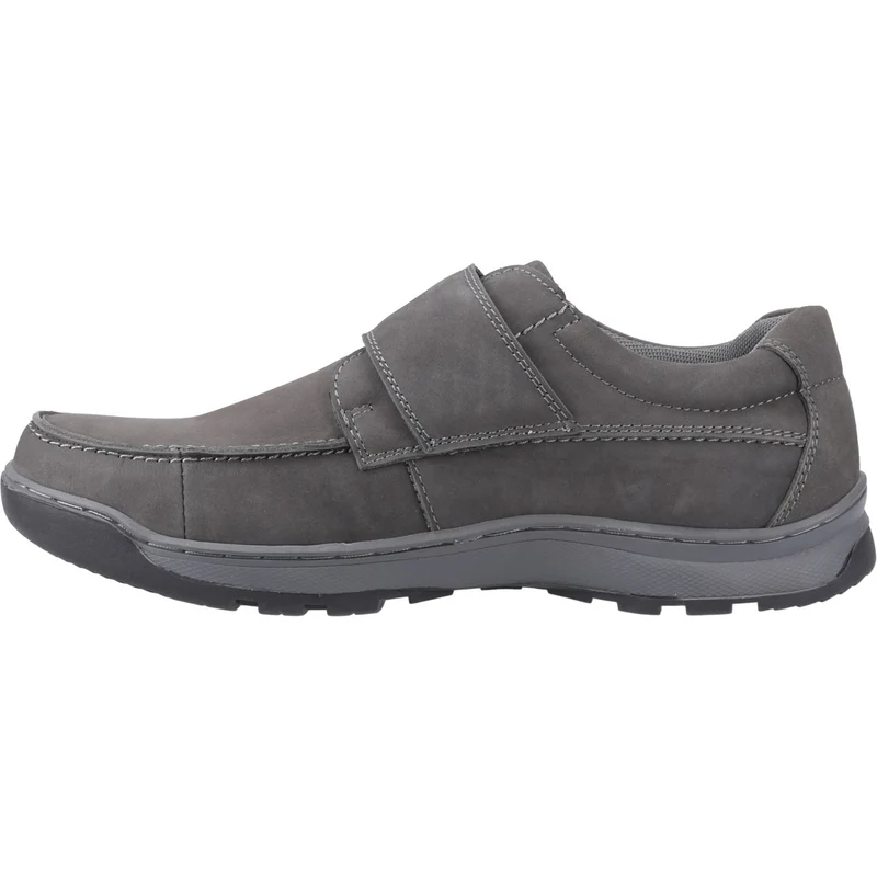 Hush Puppies Casper Classic Herrenschuhe mit Klettverschluss | Grau