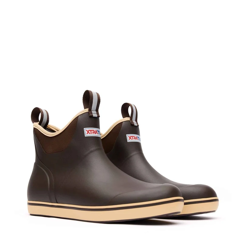 Xtratuf Herren-Ankle-Deckstiefel | Schokoladenbraun