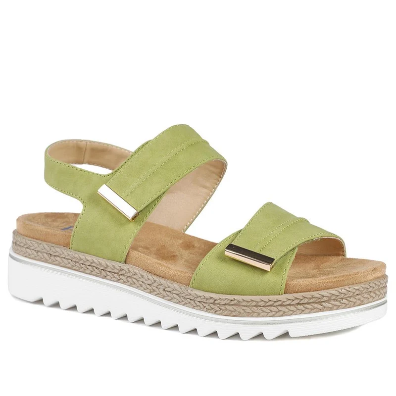 Dual Touch-Fastening Sandals - WBINS41055 / 327 235 - Green