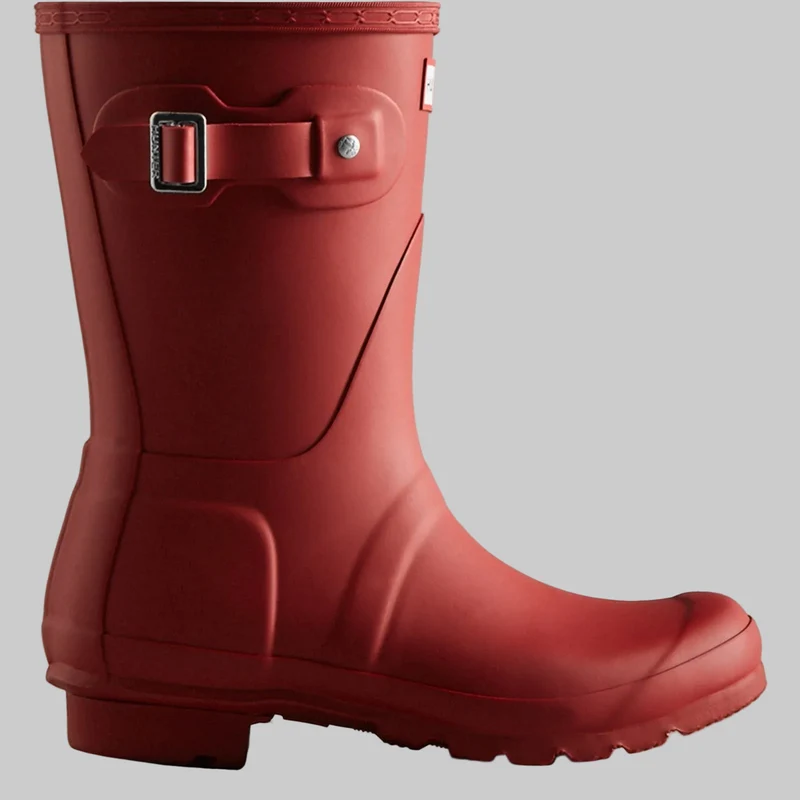 Hunter Original Damen-Kurzgummistiefel | Rot