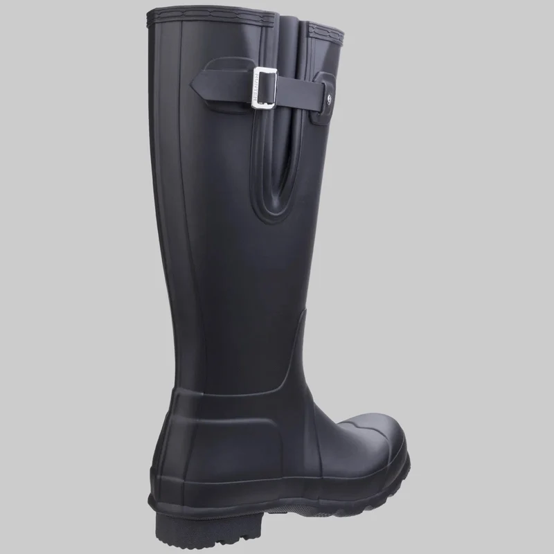 Hunter Original Herren-Gummistiefel mit seitlicher Verstellung | Schwarz