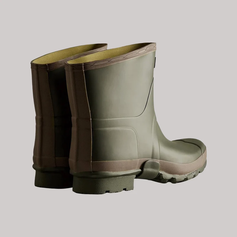 Hunter Herren-Gardener-Kurzgummistiefel | Dunkelolivgrün