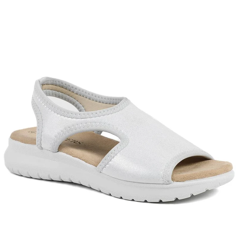 Stretch Comfort Sandals with Cushioned Insole - POLY43001 / 329 021