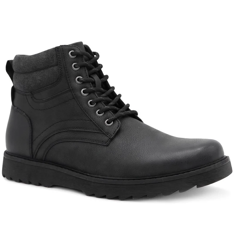 Wide Fit Rugged Lace Up Boots - XINGH44005 / 329 925