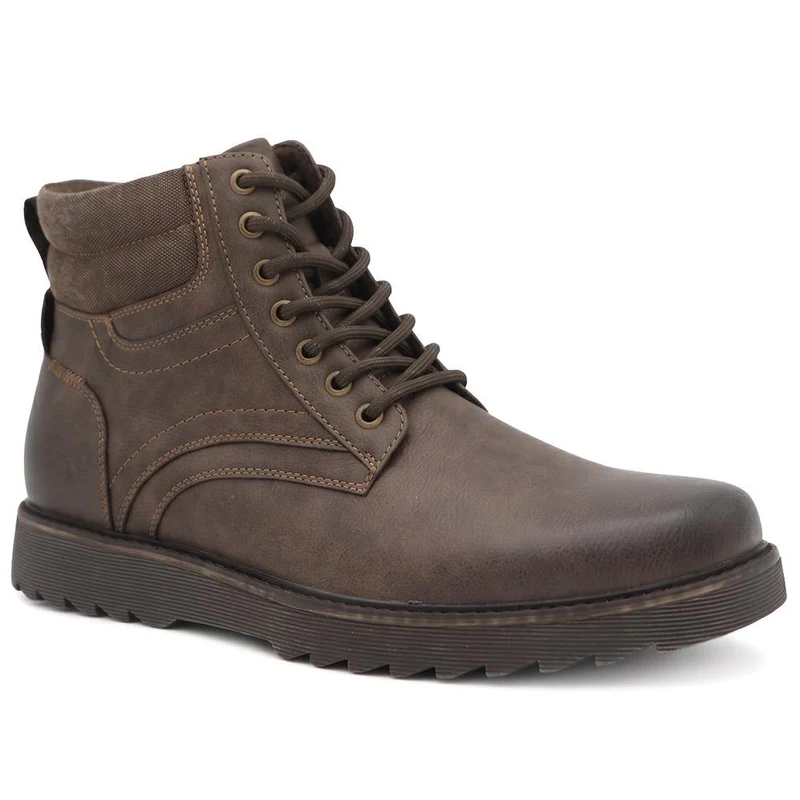 Wide Fit Rugged Lace Up Boots - XINGH44005 / 329 925