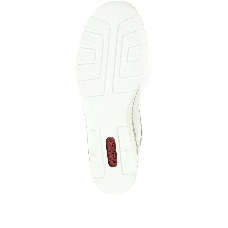 Leather Lace-Up Trainers - RKR34504 / 320 279 - White