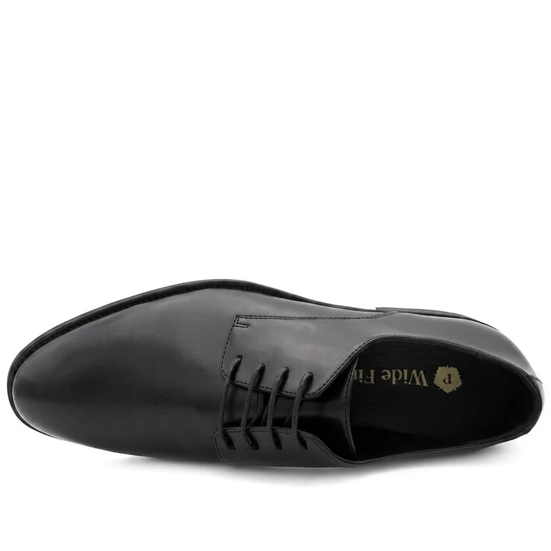 Wide Fit Smart Derby Shoes - XINGH44014 / 330 109 - Black