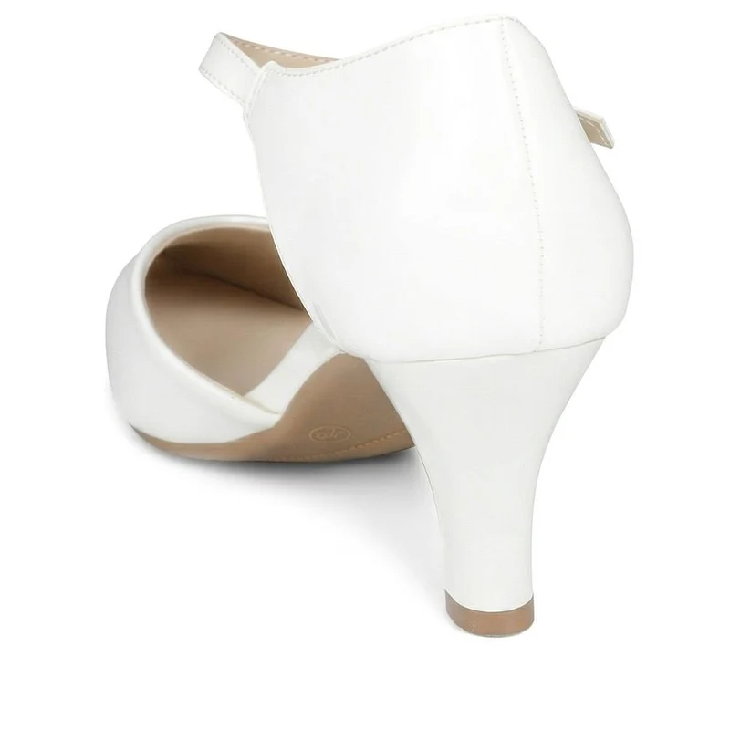 Elegant Lightweight Court Shoes - WK43006 / 329 026 - White Patent