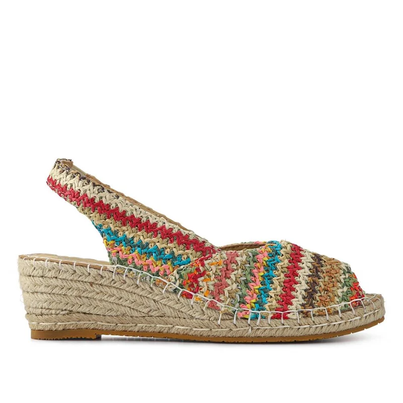 Wedge-Heeled Espadrilles - WBINS41093 / 327 260 - Multi