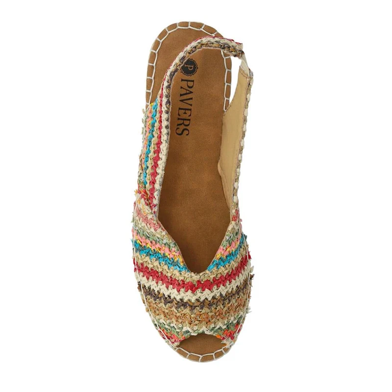Wedge-Heeled Espadrilles - WBINS41093 / 327 260 - Multi