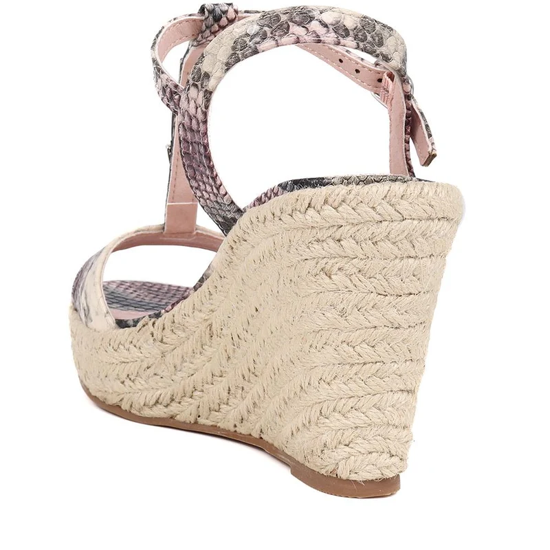 Adjustable Espadrille Sandals - BELTREN39005 / 325 518 - Multi