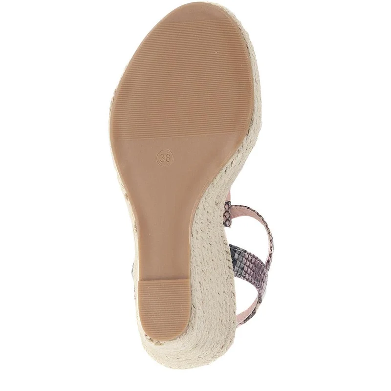 Adjustable Espadrille Sandals - BELTREN39005 / 325 518 - Multi