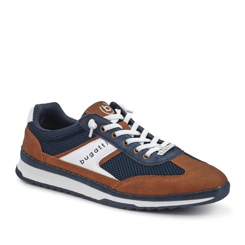 Comfort-Fitting Laced Trainers - BUG41516 / 327 369 - Navy