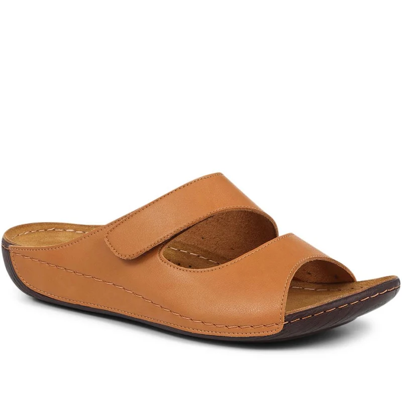 Adjustable Mules - MUYA31011 / 317 801 - Tan