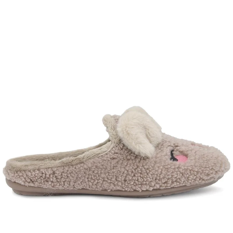 Soft Fleece Bunny Slippers - RELAX44001 / 330 193 - Natural