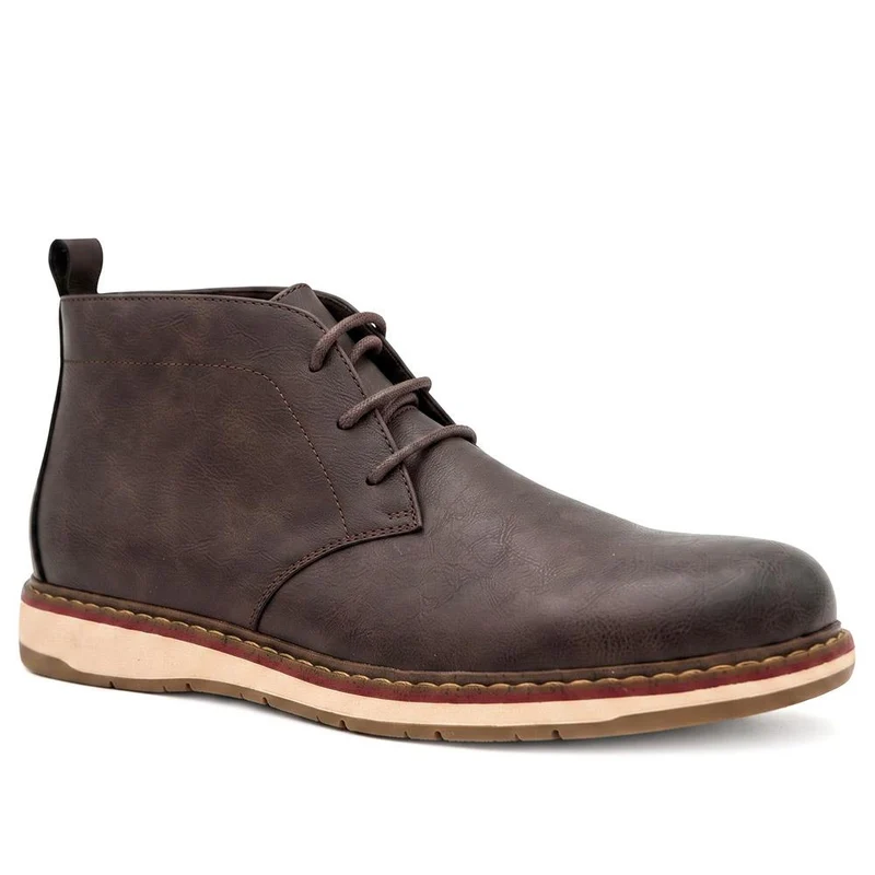 Casual Lace Up Chukka Boots - XINGH44011 / 330 036 - Brown